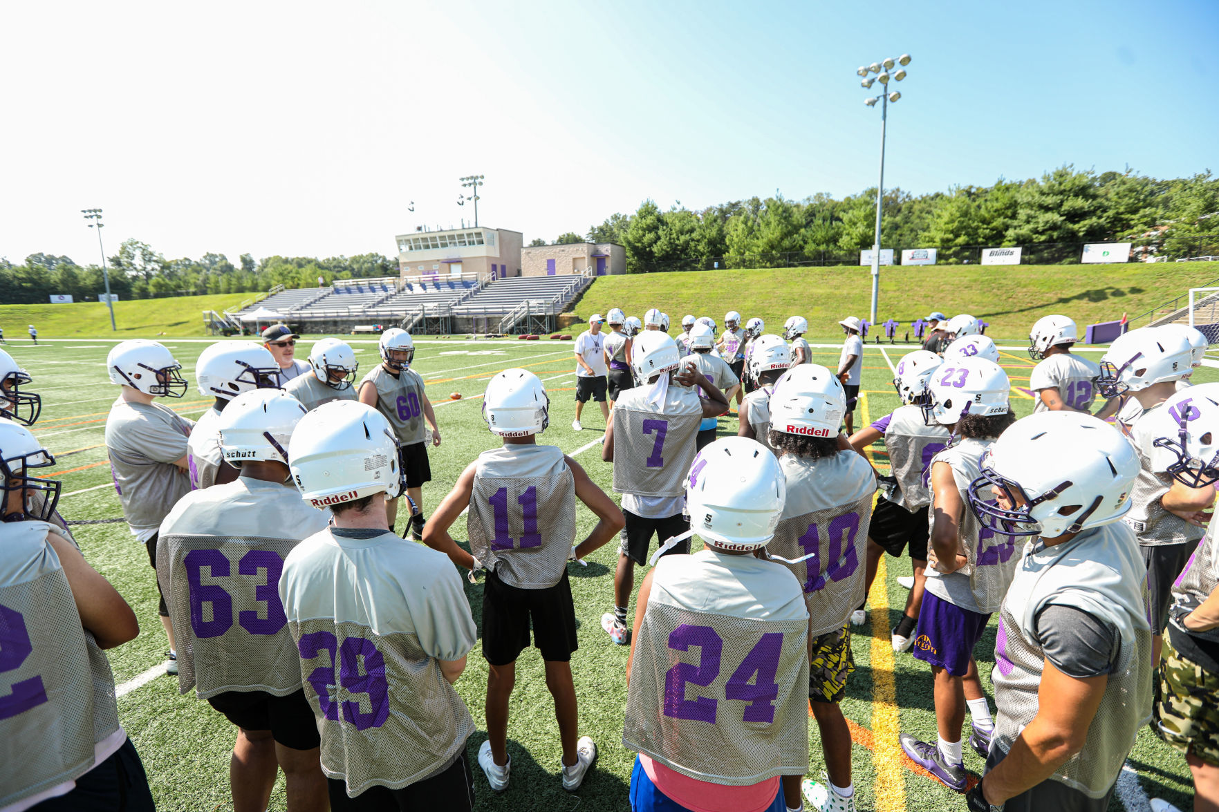 Patrick Henry football practice